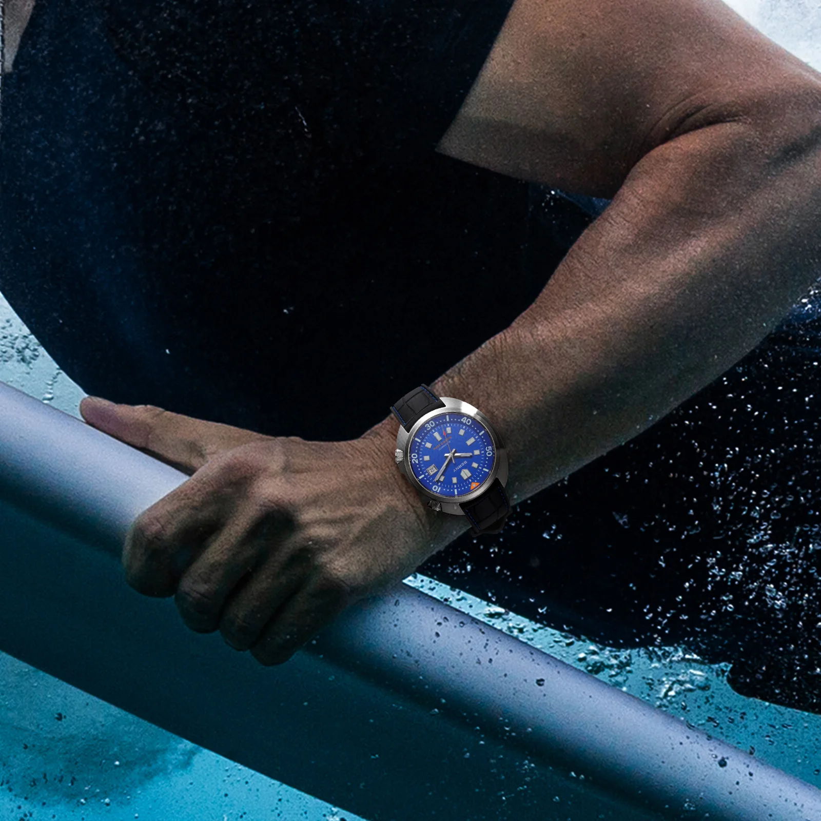 BERNY 20ATM Automatic Diver Watch for Men Luxury Sapphire Supper Luminous Dive Watch Original Design NH35 Sport Men Diving
