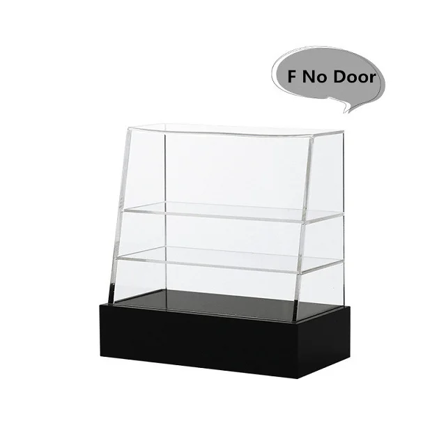 Vetrina Acrilica Trasparente 4 Ripiani + 3 Divisori Mobili Per Action Figure – Espositore Impilabile Con Chiusura Magnetica - copertina
