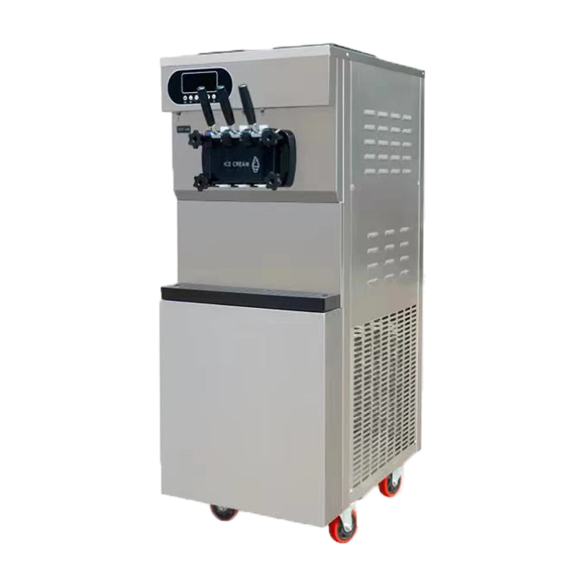 Soft Ice Cream Maker Frozen Yogurt Machine LCD Display Ice Cream Machine
