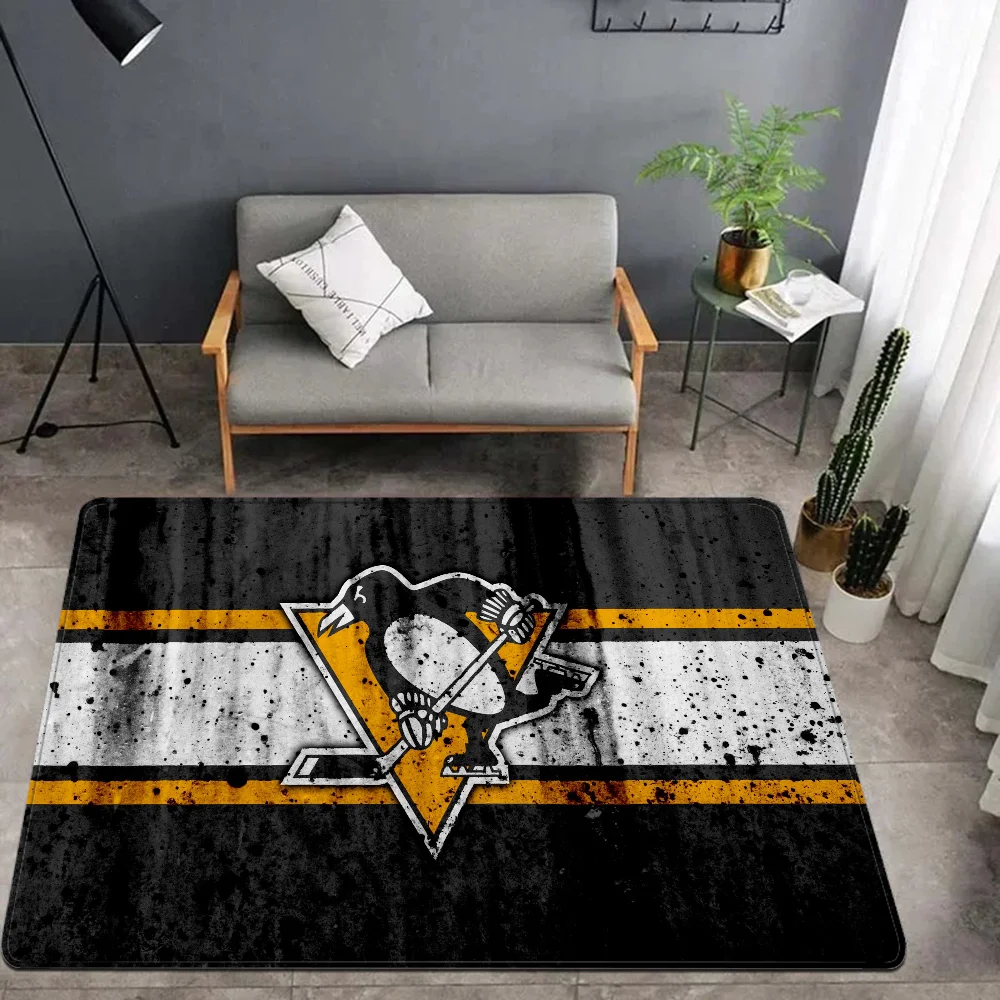 Ice Hockey Sports Door Mat Washable Non-Slip Living Room Sofa Chairs Area Mat Kitchen Toilet Rug 2