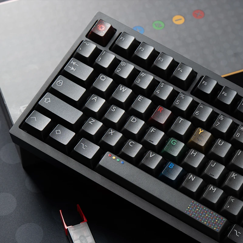 PBTfans Retro Dark Lights R2 Keycap Cherry Original Factory