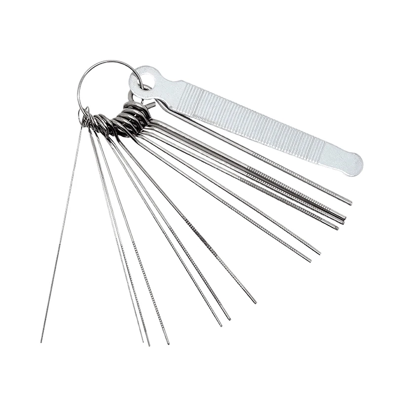 1Set Gitarre Mutter Schlitzen Datei Kit DIY Slot Säge Stangen Einreichung Set Gitarrenbauer Saiten Instrument Gitarre Zubehör Gitarre Reparatur werkzeug – Detail 7