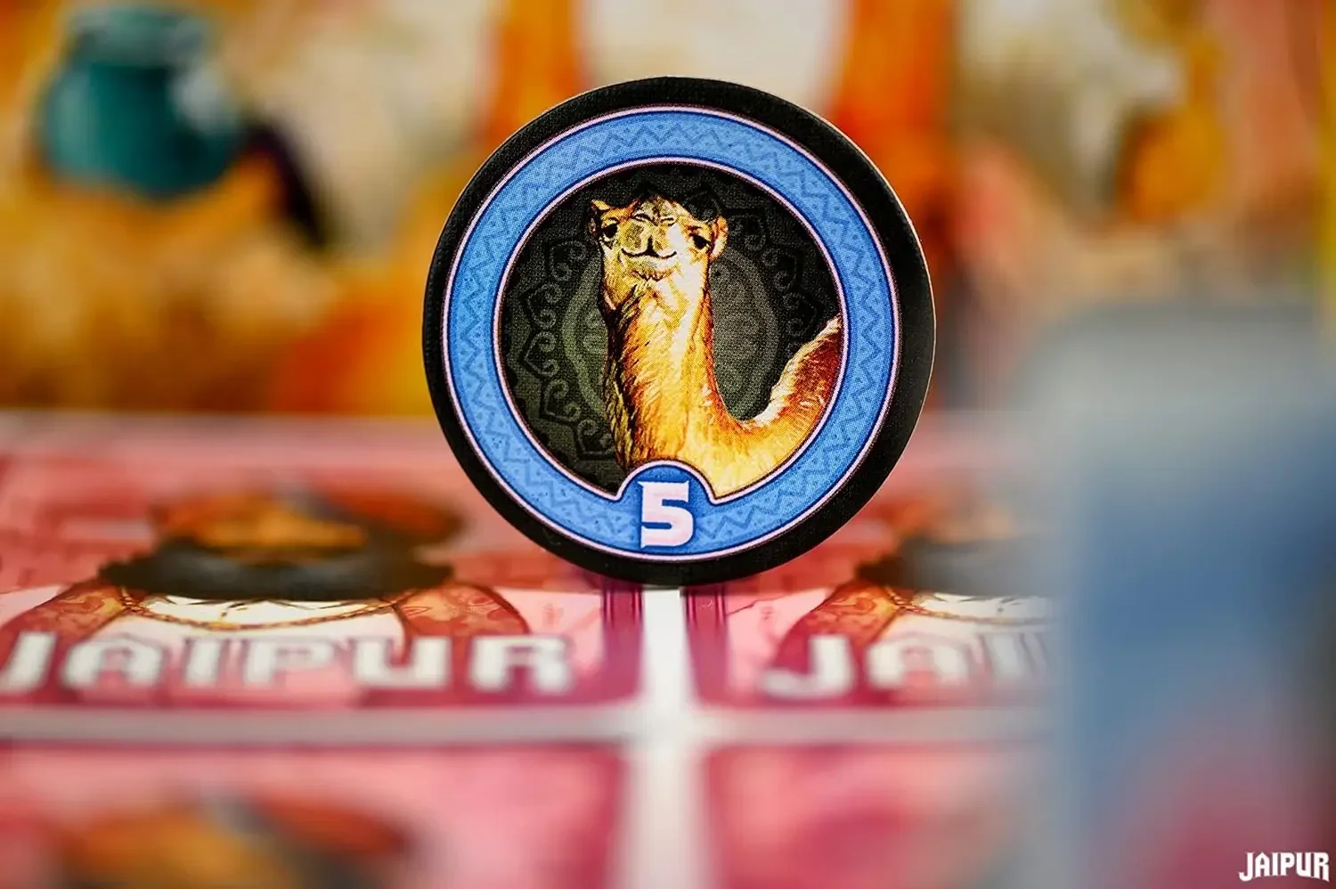 Jaipur board game - strategic trading game suitable for children aged 10 and above, 2 players, 30 minutes of game time, space co 6