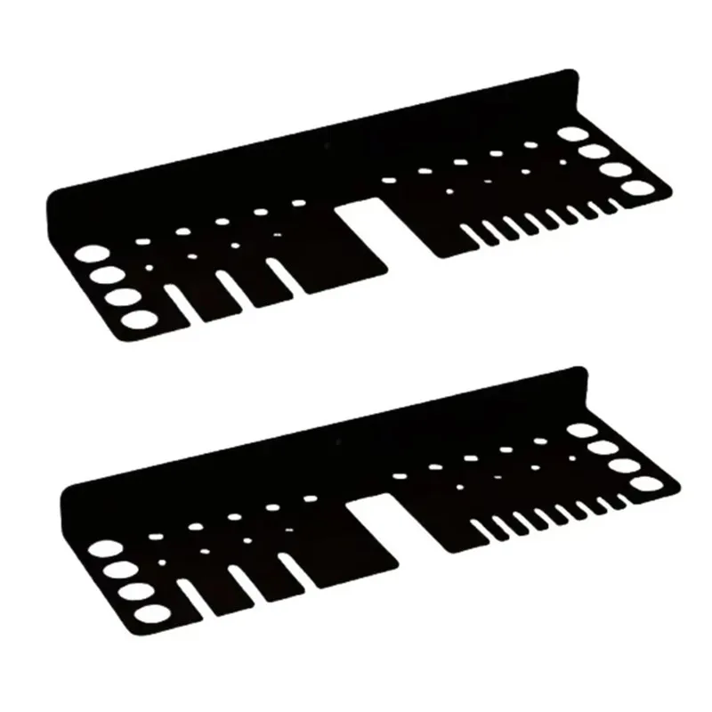 Wall Mount Tool Storage Rack Screwdriver Holder Pliers Organizer Wrench Utility Shelf 38 Holes for Variety of Small Hand Tools