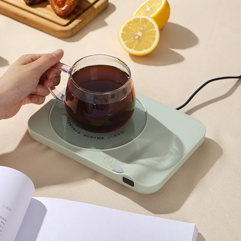 110V/220V Cup Warmer 3 Gear Coffee Mug Warmer Heating Coaster Smart Thermostatic Hot Plate Milk Tea Water Heating Pad Heater 2