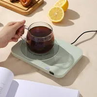 110V/220V Cup Warmer 3 Gear Coffee Mug Warmer Heating Coaster Smart Thermostatic Hot Plate Milk Tea Water Heating Pad Heater 2
