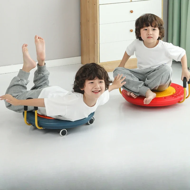 

Children's Training Equipment Home Experience Kick scooter Tai Chi Balance Plate Walking Rotary Table Balance Plate
