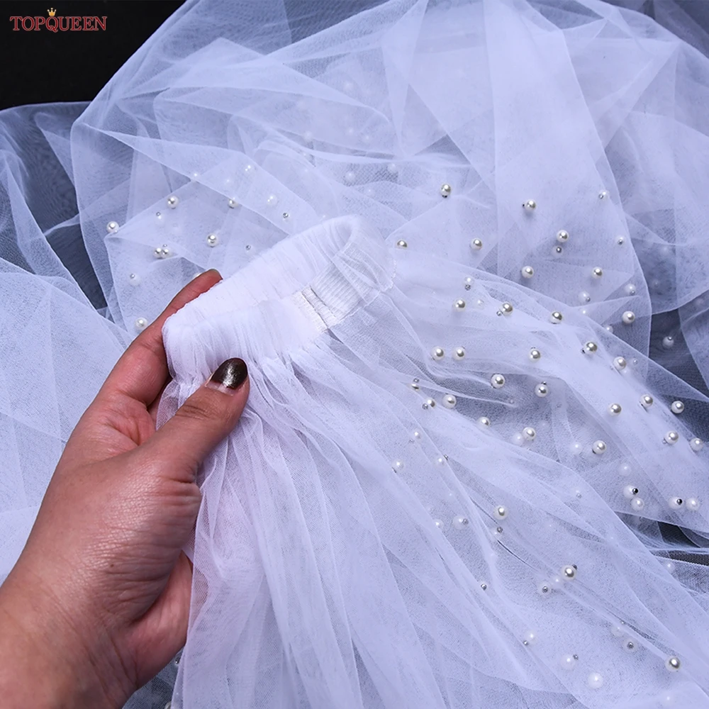 TOPQUEEN VM19 Detachable Sleeves for Wedding Shrug Bridal Sleeve Removable Long Sleeves Boleros Wedding Accessories DIY Shrugs