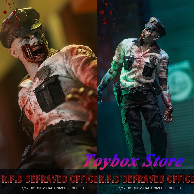Patriot Studio New 1/12 Horror Zombie Cop Soldier The Fallen Anger