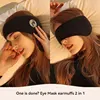 Shade Eye Mask Students Dormitory Sleep Snoring Noisy Quiet Mute Noise Reduction Ear Protection Sets Soundproof Sleep Eye Masks 1