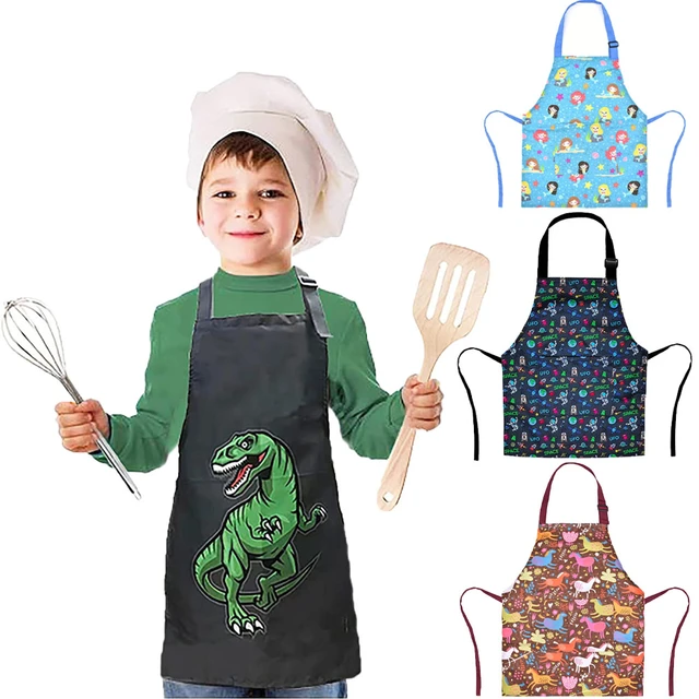 mellystore Tablier Enfant Dinosaure, Tablier Enfants avec Poches et 2  Manches, Tablier Peinture Enfant, Tablier de Cuisine Enfant Garçon Fille  pour Cuisson Peinture l'artisanat Jardinage (6-9 Ans) : : Jeux et  Jouets