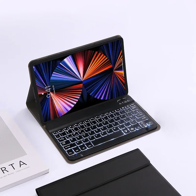 Premium Stand Protective Backlight Keyboard Case - 11.5 Inch Tablet Cover