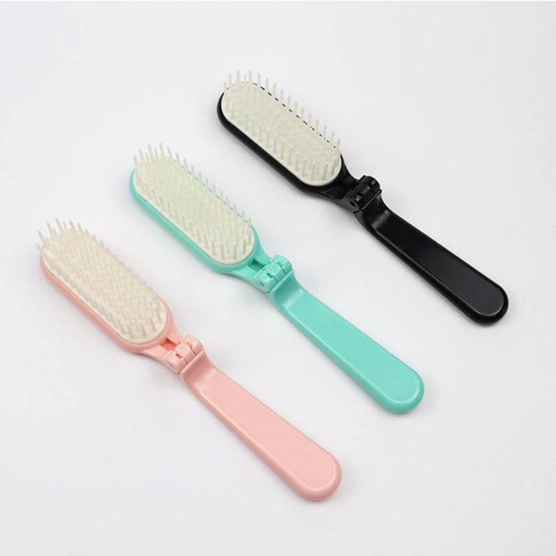 

Folding Hair Combs Protable Pocket Small Size Traveling Massage Cartoon Folding Hair Comb Women Hair Brushes Styling Accessories