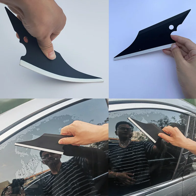 Auto Window Tinting Kit Car Wrap Dual Slim Squeegee/ Rubber Wiper