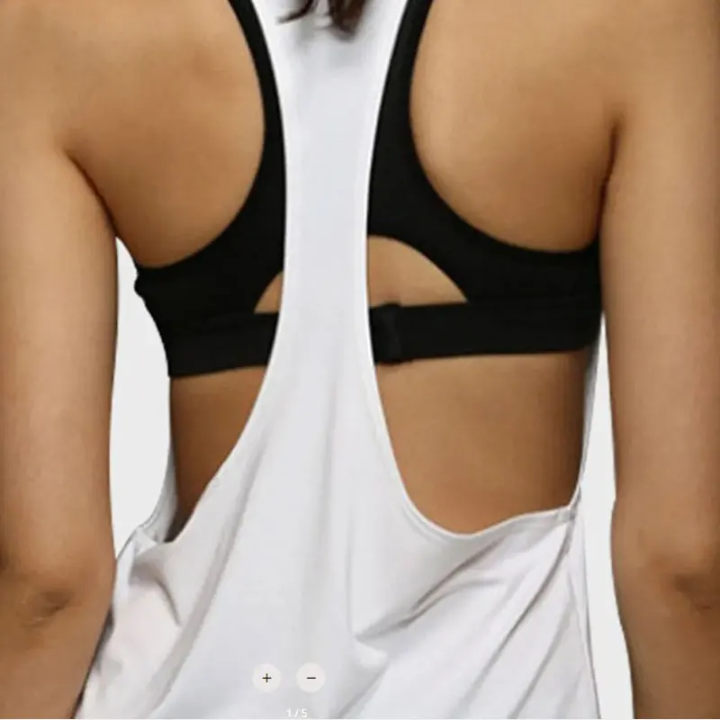Chaleco deportivo para mujer, bata deportiva para Fitness, chaleco deportivo ajustado sin mangas de secado rápido en forma de T para correr