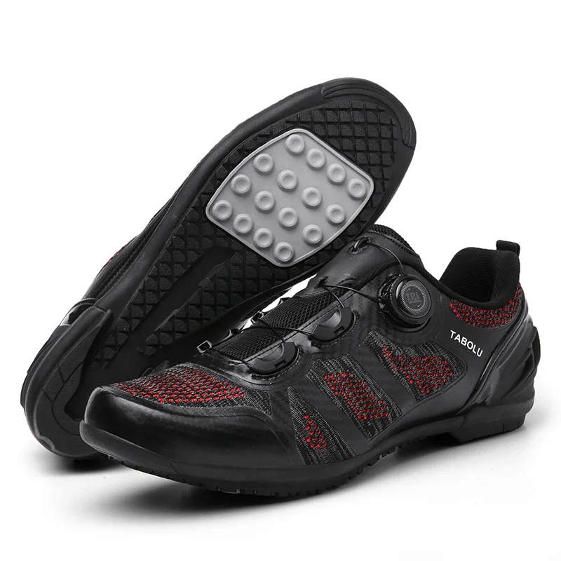 New Non-Locking Racing Road Cycling Shoe Breathable Bicycle Sneakers Men Professional Outdoor Athletic Sports Bike Shoes