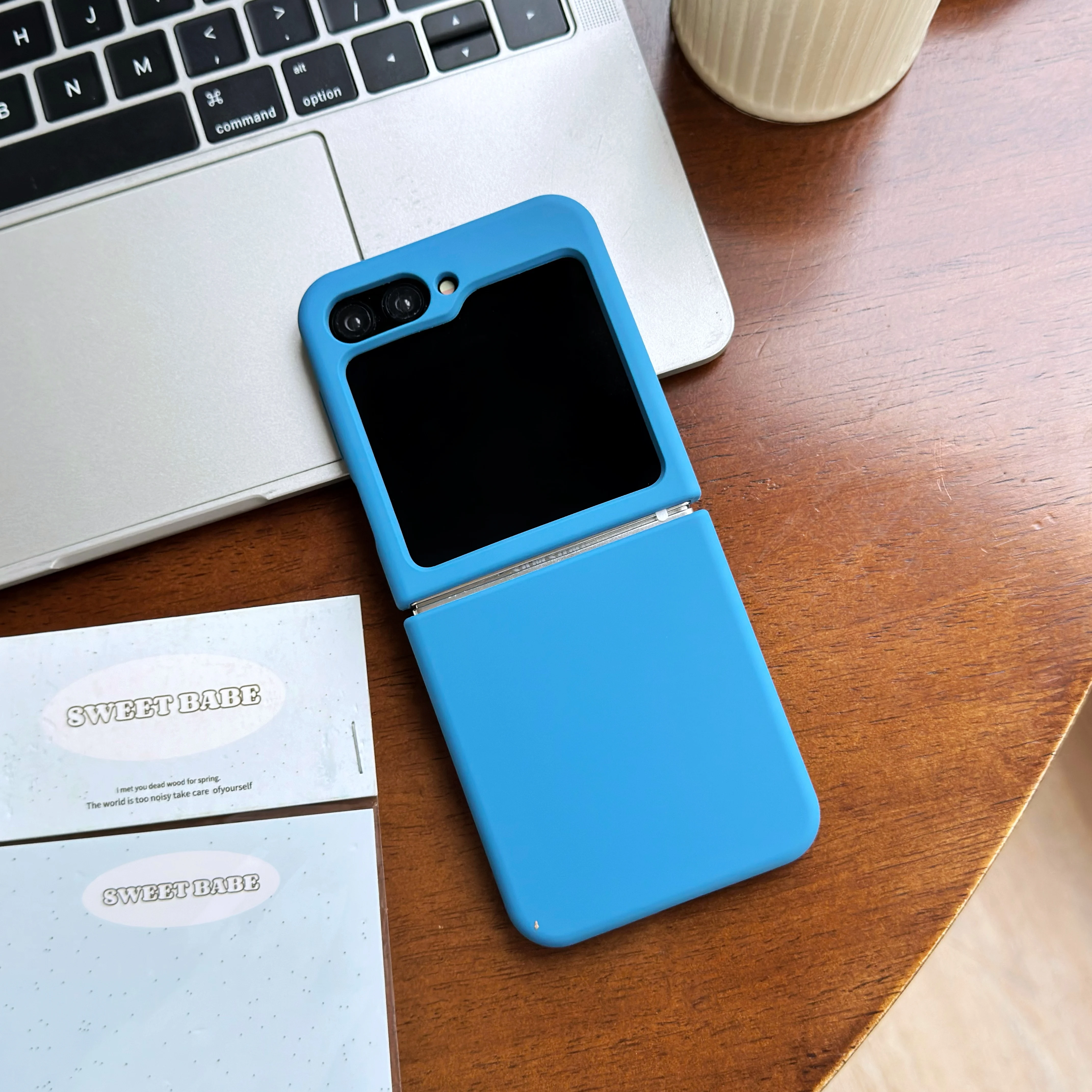 Colorful Matte Liquid Silicone Soft Case - Skin Friendly Folding Shockproof Cover