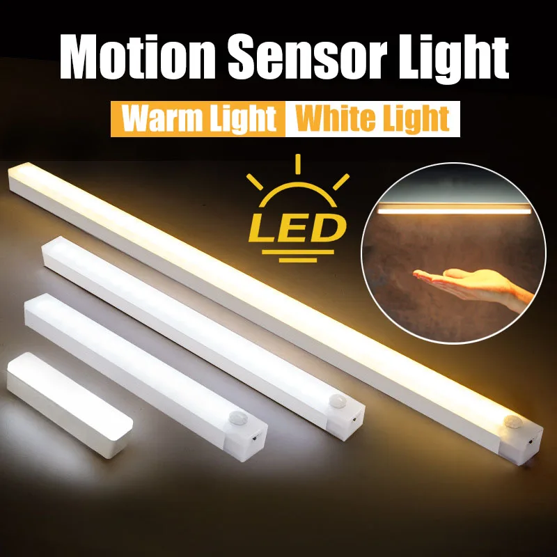 Description Picture 2 of itemUnder Cabinet Lights USB Rechargeable Kitchen Cupboard Night Light Under Counter Closet Lighting Motion Detector Night Light