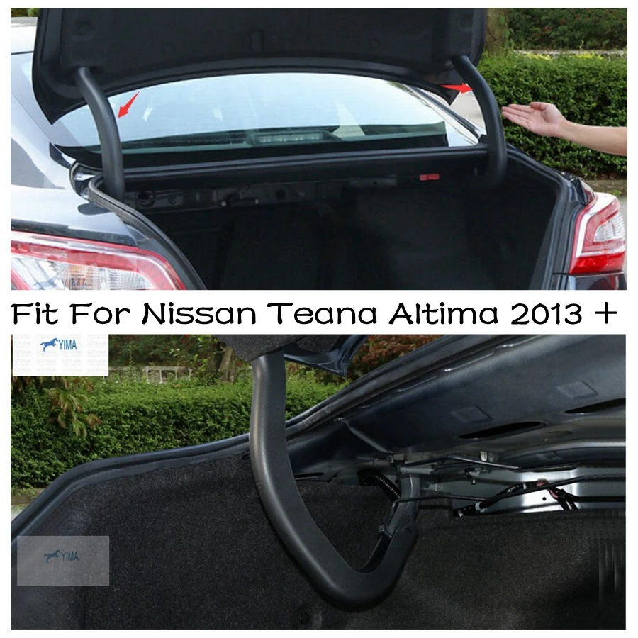 

Rear Trunk Hinged Protective Molding Cover Trim 2PCS For Nissan Teana Altima 2013 - 2018 Plastic Exterior Modified Accessories