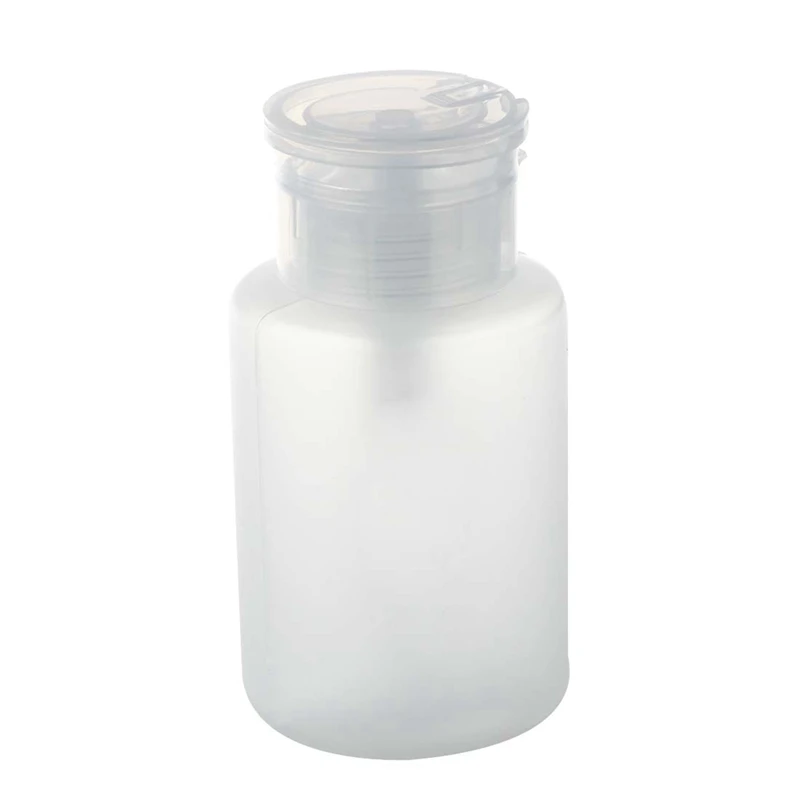 

3X 150Ml Nail Art Makeup Polish Plastic Pump Dispenser Bottle Remover White