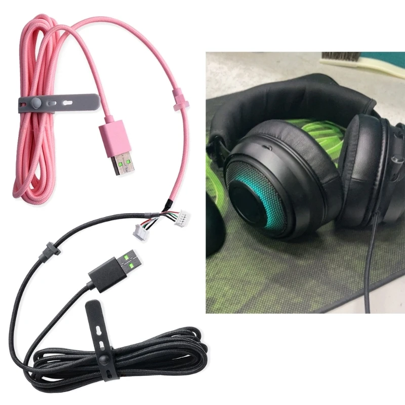 Razer Kraken Headphone Mute Switch USB Gaming Headset Cable Wire