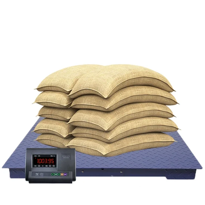 Hot Sale Industrial Digital Weighing Scale 3 Ton Carbon Steel Floor Platform Scales