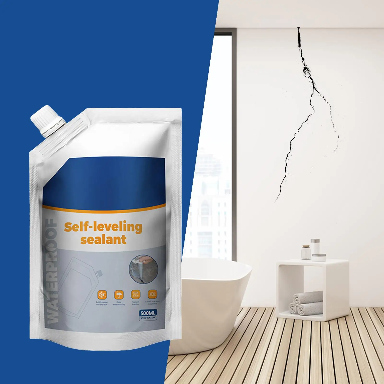new Sealant Roof Floor Caulking Glue For Concrete Joint Filling Sealant Crack Filler Repair Caulk Resistant Wall Joint Adhesive