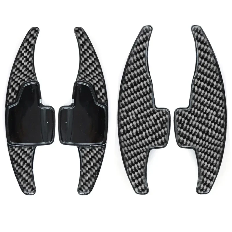 For Ford Focus Active Ecosport Kuga Escape Steering Wheel Shift Paddle Interior Trim Patch Extended Sports ABS Carbon Fiber