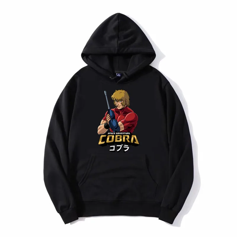 

Классический дизайн аниме космические приключения Кобра, уникальная комиксная Толстовка с принтом, хлопковый Свободный Повседневный свитшот, пальто