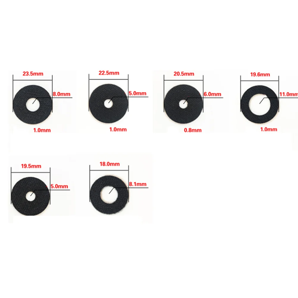 1pc Angeln Reel Bremsbeläge Multi Größe Carbon Faser Entladen Dichtung Bremsbeläge 0,5mm-1mm Für Revo für TATULA Reparatur Zubehör – Detail 1