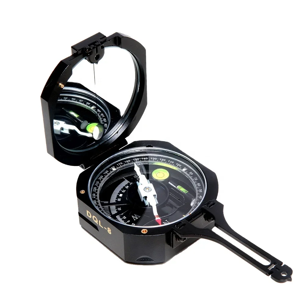 

2024 Geological Surveying Compass Aluminium Metal Professional High Quality Harbin DQL-8 Brunton Type Compass Brujula Compass