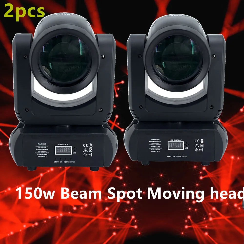 Mini LED Moving Head 150W Beam+Spot+ 18 Rotating Prisms Dmx Stage Effect Light Disco Dj Bar