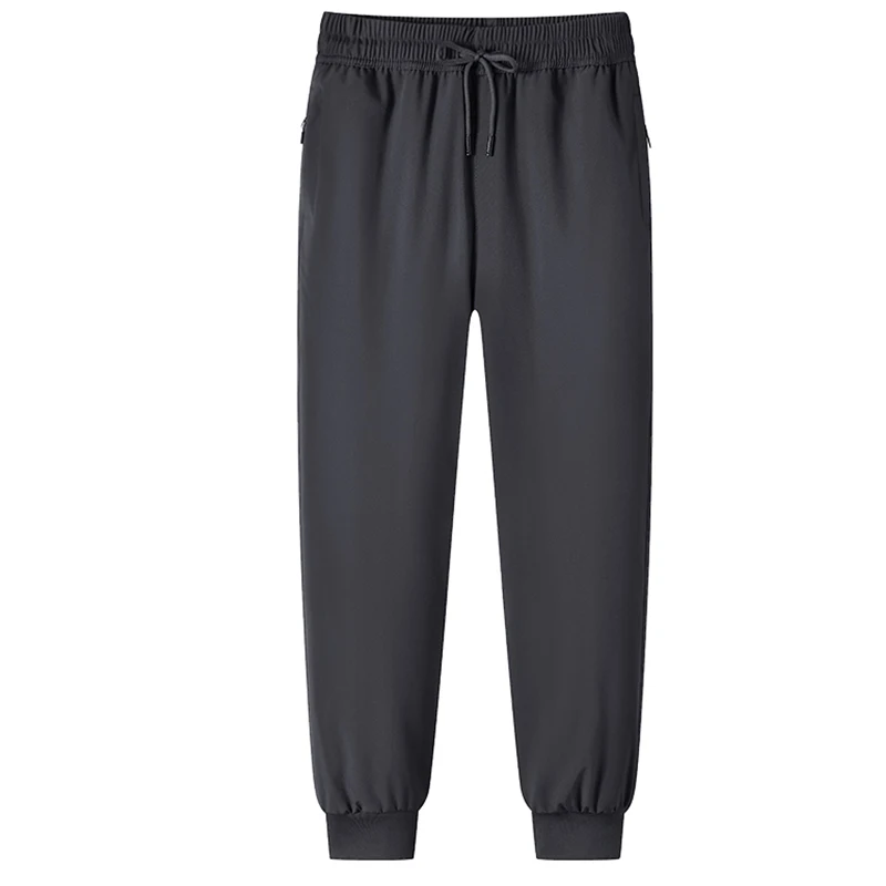 Men's Winter Warm Sports Pants Waterproof Outdoor Casual Loose Drawstring