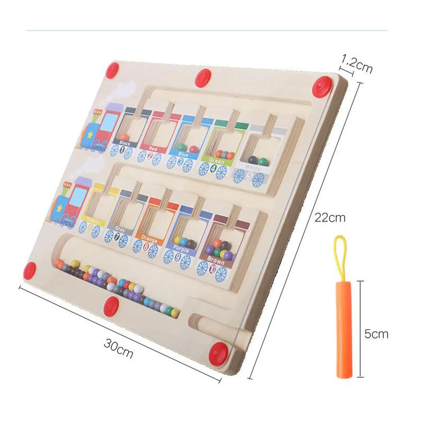 

Magnetic Color and Number Maze Games Montessori Toys for Boys 3 4 5 Years Old