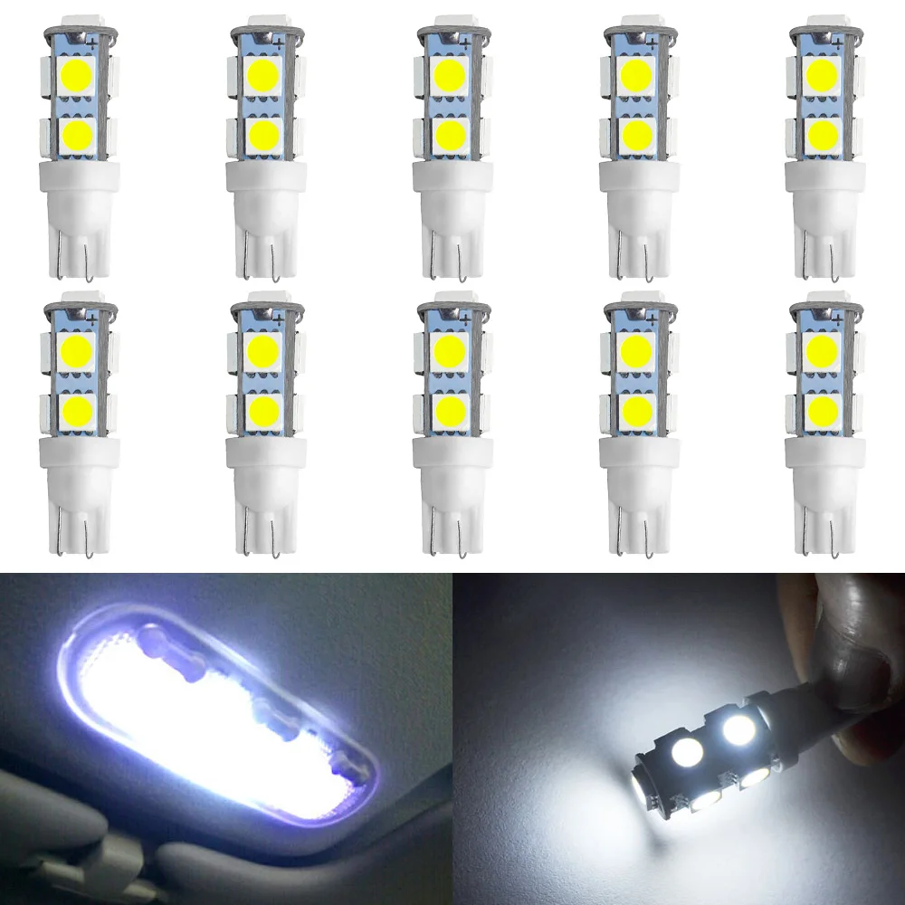 T10 LED White License Plate Lights