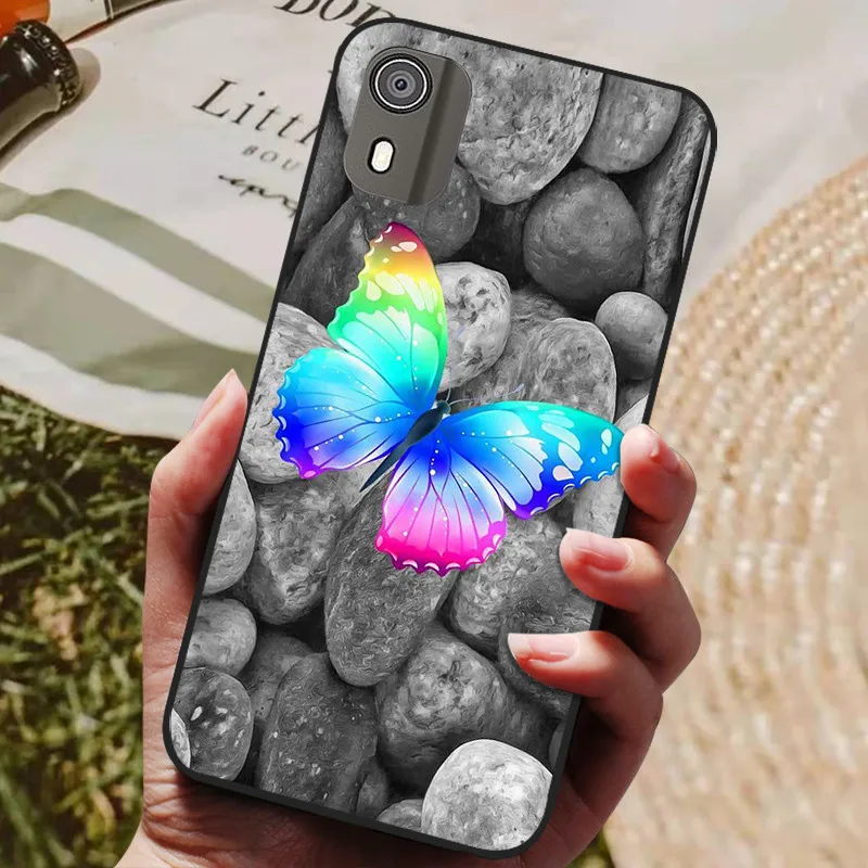 Sleek Black Shockproof Silicone Phone Case - Soft Protective Back Cover