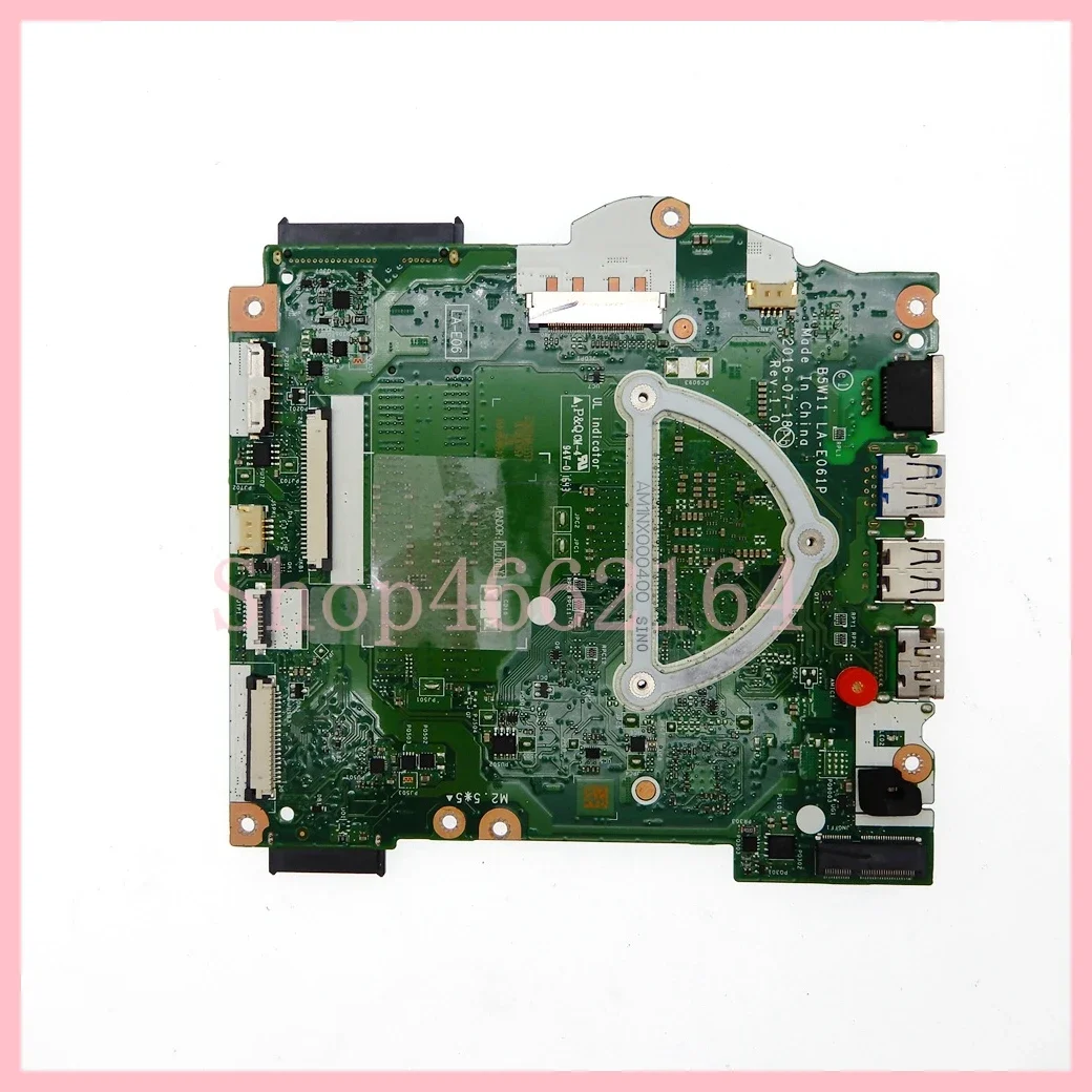 LA-E061P With i3-6006U CPU Notebook Mainboard For Acer Aspire ES1-572 EXTENSA 2540 Laptop Motherboard 100% Tested OK