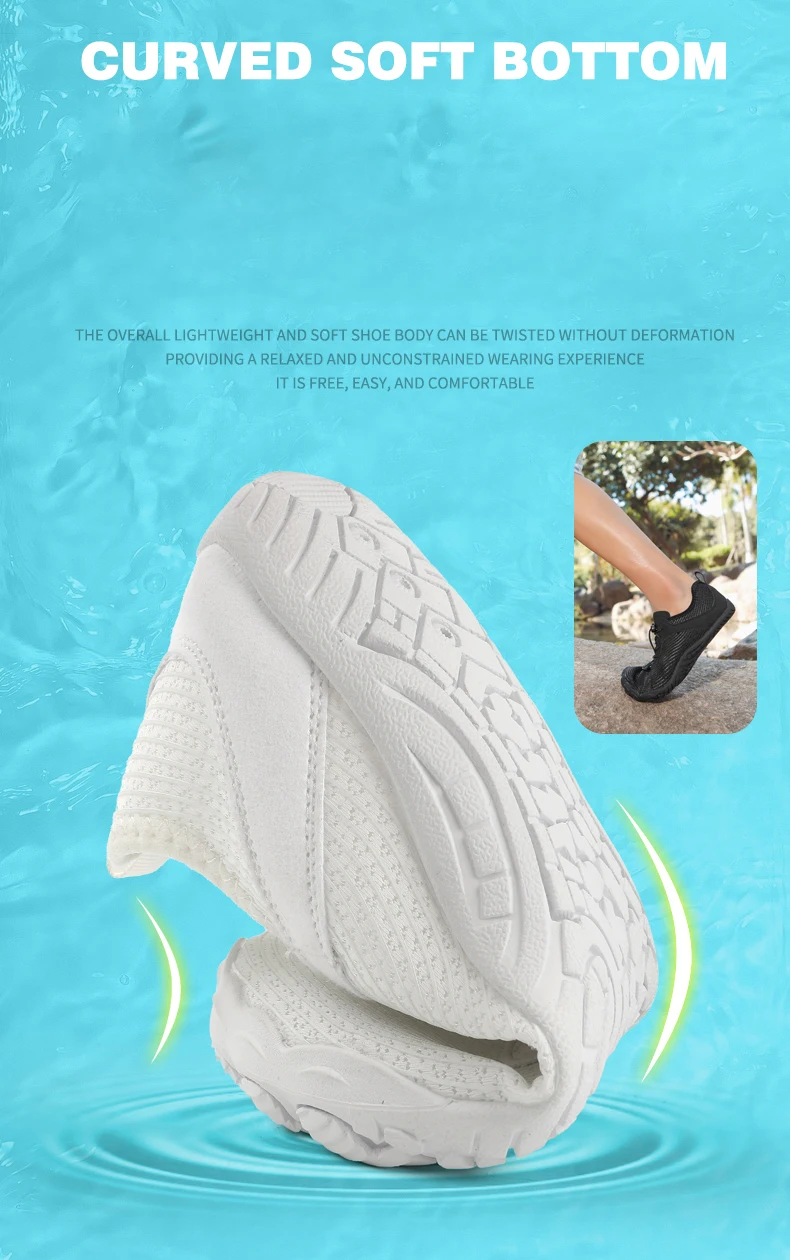 Description Picture 6 of itemMen's Water Shoes Women's Men's Beach Shoes Lndoor Fitness Shoes Outdoor Recreational Sports Cycling Shoes Rubber Soles