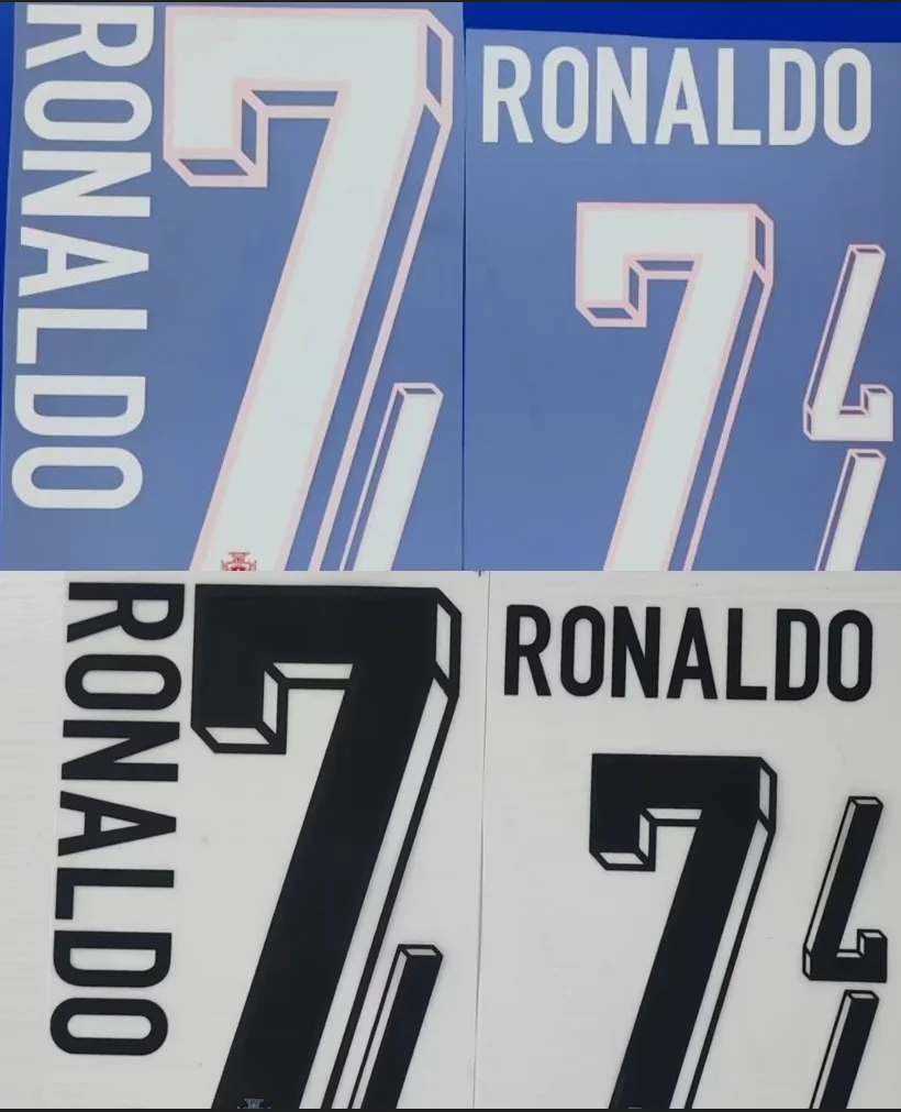 2024/25 Portogallo Ronaldo Name Sets #7 Ronaldo Portogallo Nome E Numero Top Aaaa Quality Iron On Name Printing