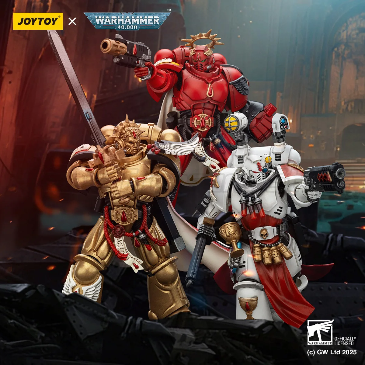 MT】JOYTOY 1/18 figura de acción Warhammer 40K capitán de ángeles de sangre  con pistola Inferno y puño de potencia sacerdote sanguíneo 3 uds -  AliExpress, image size:1200x1200