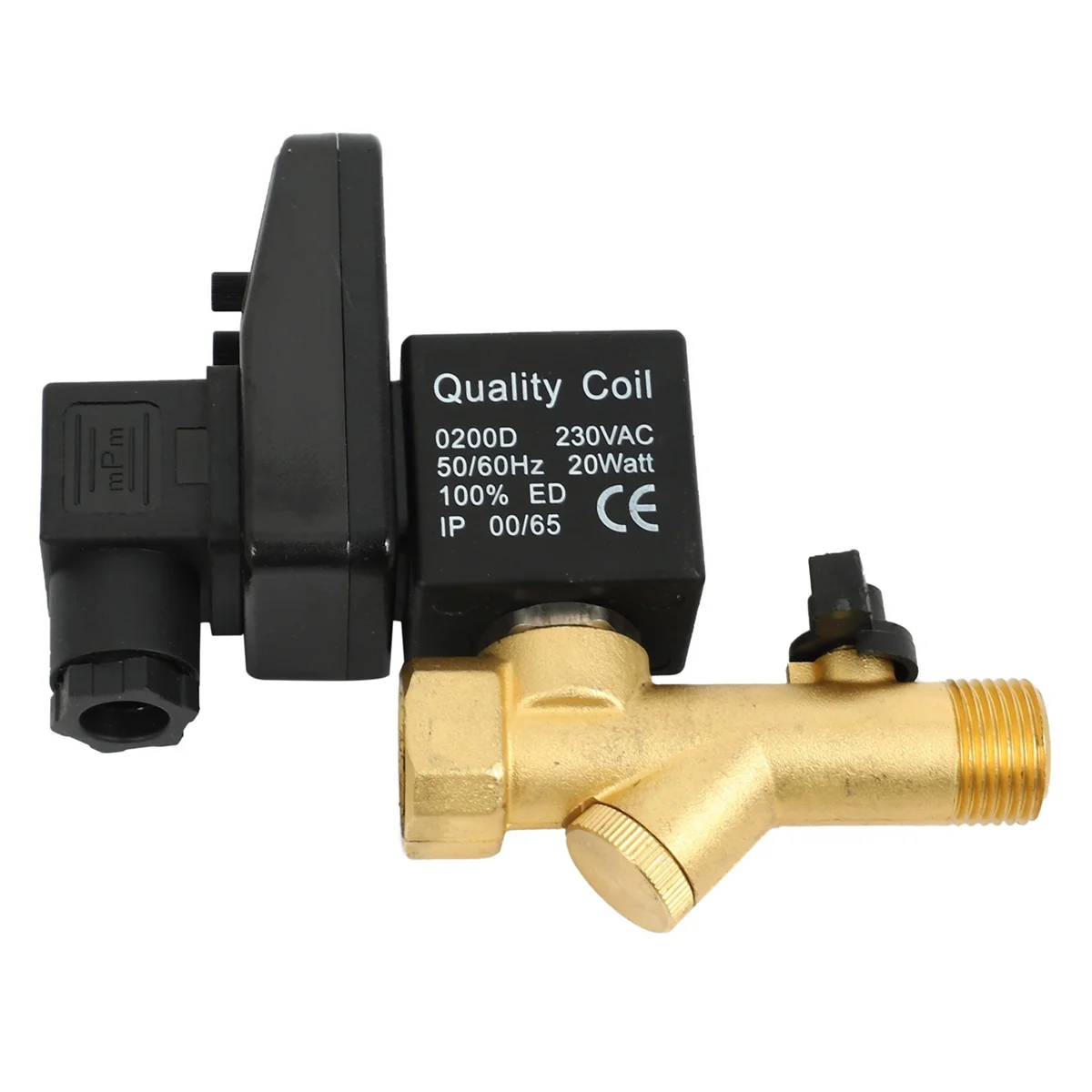 AC 220V 1/2inch Electronic Timed 2way Air Compressor Gas Tank Automatic Drain Valve