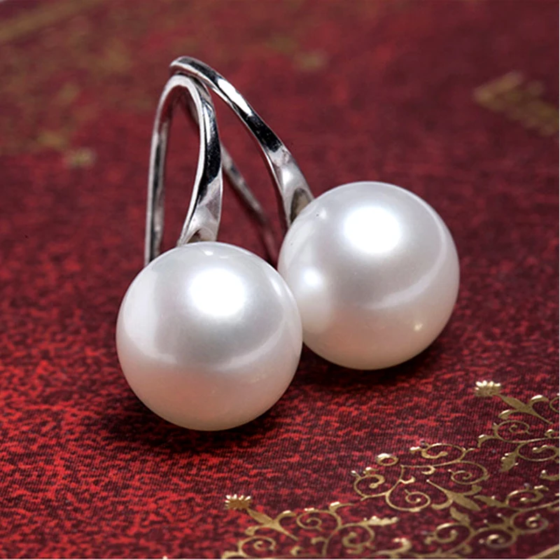 Fashion Pearls Stud Earrings for Women Gifts Silver Color Gold  Earring Bride Hanging Danging Female Cheap Jewellery Ali express