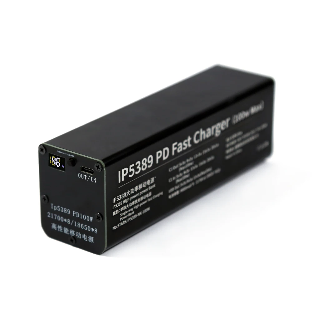 Alumínio Shell Faça Você Mesmo Power Bank Case 21700 18650 Bateria sem Carga de Soldagem 40000mah para o Carregamento Rápido em Dois Sentidos do Telefone Portátil Pd100w - Image 5