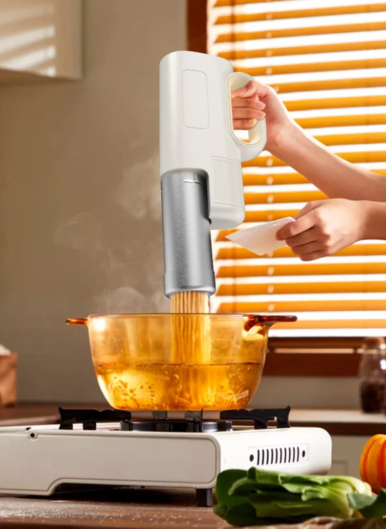 Noodle Maker Household Fully Automatic Wireless Stainless Steel Noodle Press Handheld Electric Maker