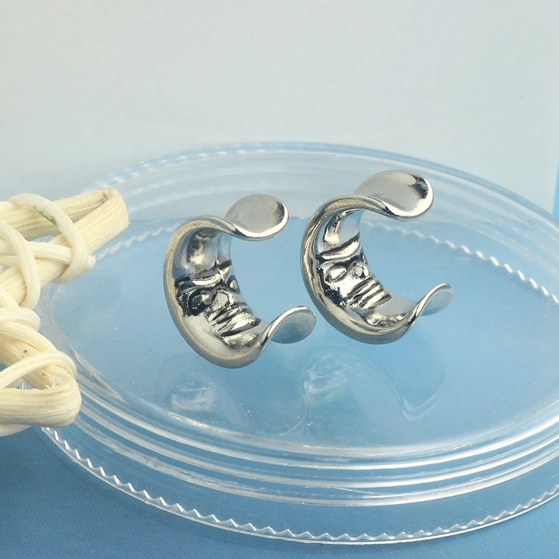 Stainless Steel Ear Plugs and Tunnels Ear Piercings Earlets Screwed Earring Expander Ear Gauges Body Jewelry Piercings Plugs