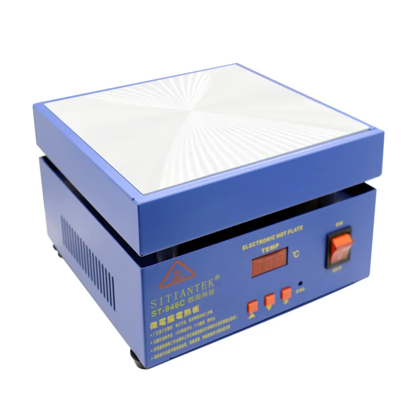 0400 Celsius 850W Electric Hot Plate Laboratory Aluminum