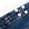 Adjustable Waist Buckle Extender No Sewing Pant Clips Waist Tightener Button for Jeans Skirts Sleeves Fit Button Pins Tool 5
