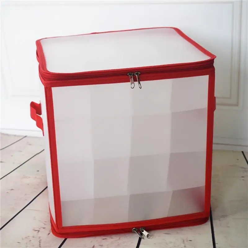 Baubles Storage Box 64-Grid Christmas Balls Storage Xmas Tree Decorations Organizer Bauble Divider Toys Box
