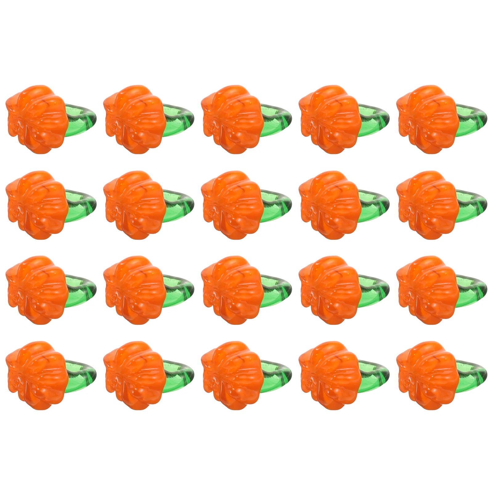 

20pcs Glass Pumpkin Beads Jewelry Charms Diy Beads for Necklace Bracelet Earring