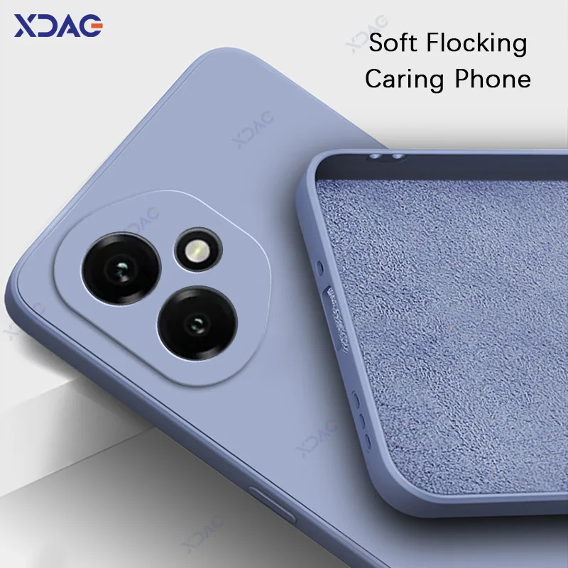 Premium Liquid Silicone Shockproof Phone Case - 360° Soft Protective Back Cover